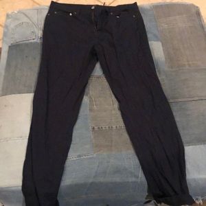 34*34 dark blue banana republic slim fit pants